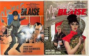 *Modest Blaise (1984, 1st Edition) #1-2 Gabriel Set-Up/Mr. Son nm