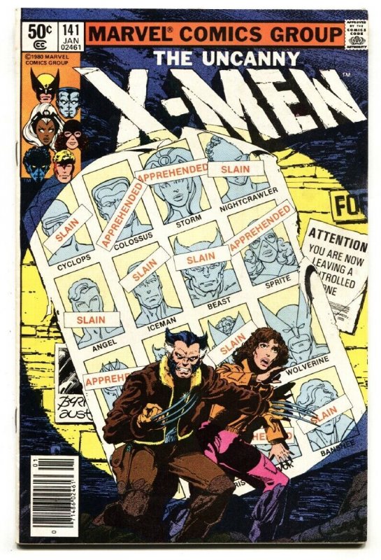 X-MEN #141-Mark Jewelers variant-DAYS OF FUTURES PAST-1981-MARVEL 