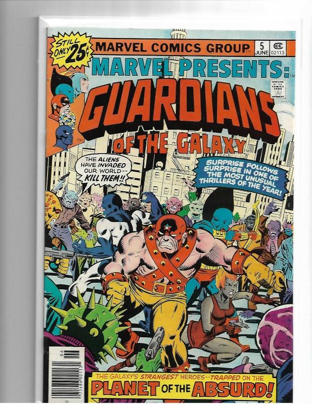 MARVEL PRESENTS #5 - NM- - GUARDIANS OF THE GALAXY - BRONZE AGE KEY