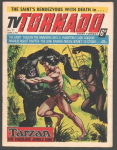 TV Tornado #21 1967-British-Man From UNCLE-Phantom-Saint-Tarzan-Superman-Lone...