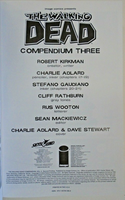 Walking Dead Compendium Volume 3 TP; 40% Off