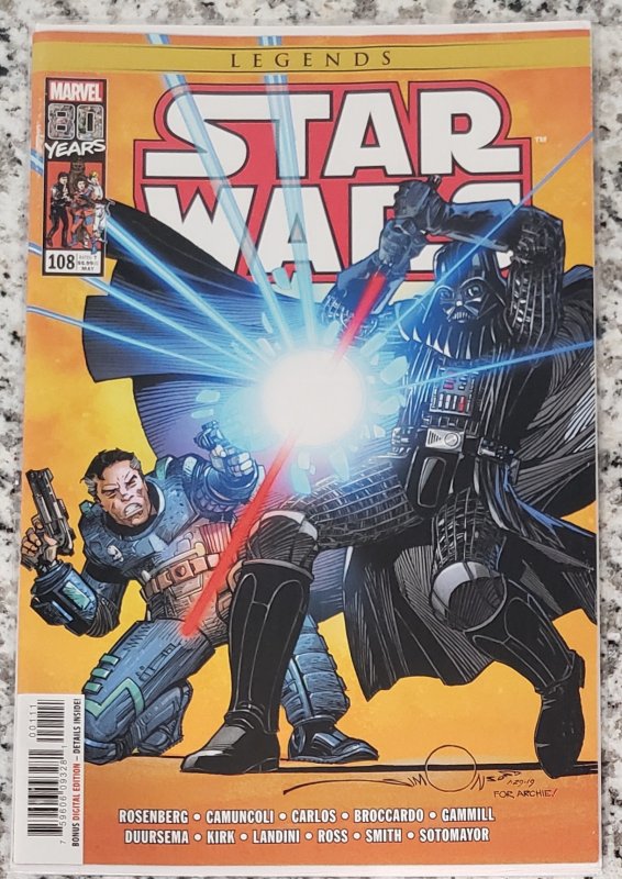 Star wars 108 regular cover and two variant covers. 3 total comic lot