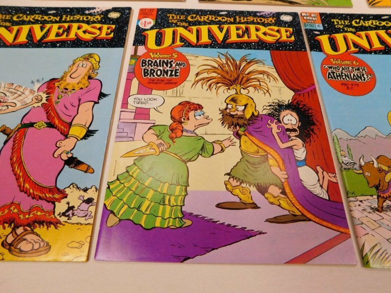 The Cartoon History of the Universe 1-7 Set Larry Gonick Underground Comix