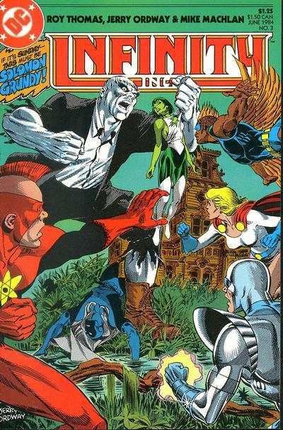 Infinity Inc. (1984 series) #3, NM + (Stock photo)