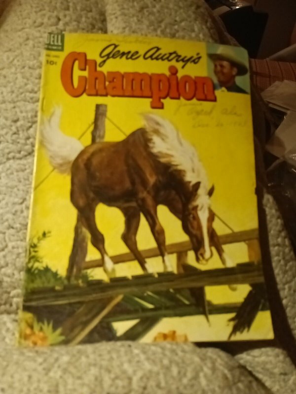 Gene Autry’s Champion #13, Dell Comic, Feb April 1954 Golden Age Western Horse