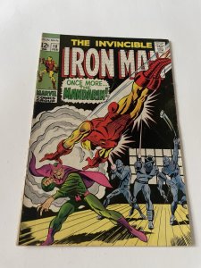 Iron Man 10 Very Good/Fine Vg/Fn 5.0 Marvel 1969