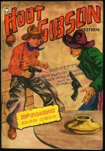 HOOT GIBSON WESTERN #3-FOX GOLDEN AGE-1950 VG/FN