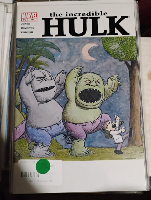 Incredible Hulk # 49 2003 vol 2 Marvel DISNEY where the wild things are homage