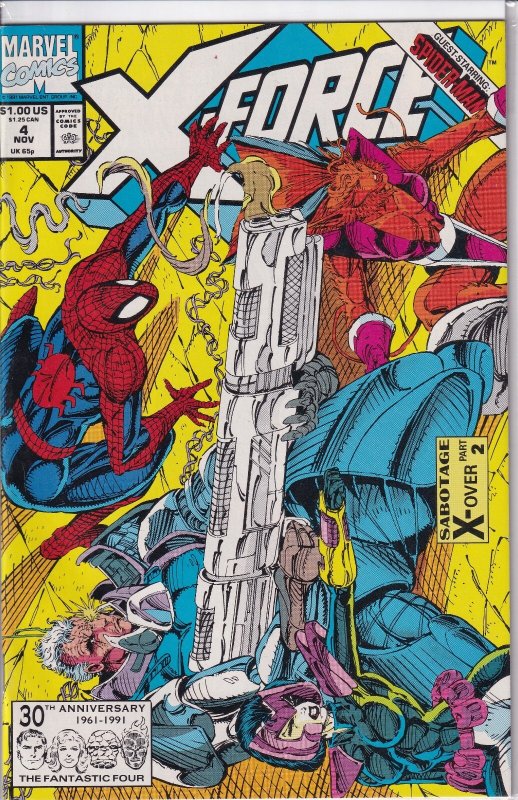 X-Force #1-#5 Set F/VF 1991 Marvel Comics 5 Book Lot