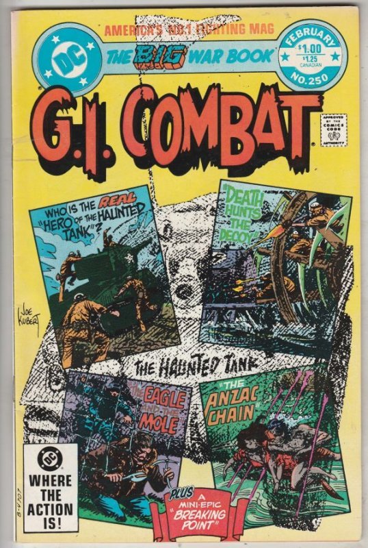 G.I. Combat #250 (Feb-83) VF/NM High-Grade The Haunted Tank