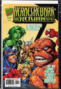Heroes Reborn: The Return #4 (1997) Human Torch