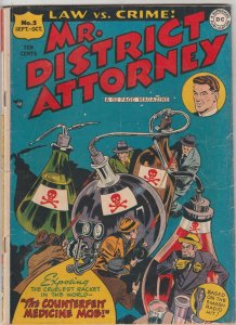 Mr. District Attorney #5 (1948) Mid-Grade VG/FN Oregon CERT! Wow!