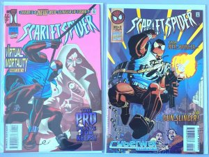 Scarlet Spider set:#1+2 8.0 VF (1995)