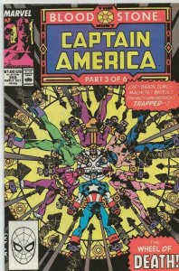 Captain America #359 ORIGINAL Vintage 1989 Marvel Comics 1st Cameo Crossbones