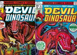 Devil Dinosaur Set #1to2 (Apr-78) NM/NM- High-Grade Moon Boy