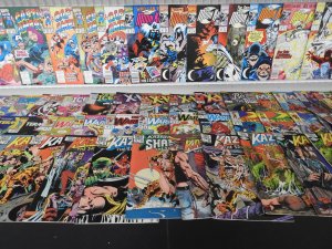 Huge Lot of 210+ Comics W/ Iron Man, Moon Knight, Wolverine Avg. FN+ Condition!