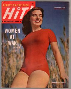 Hit! 12/1950-Bonnie Brazette photo cover-cheesecake-Nell Stewartt-swimsuits-FN-