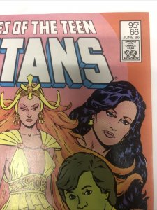 Tales Of The Teen Titans (1986) # 66 (NM) Canadian Price Variant • CPV • Wolfman