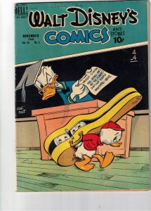 Walt Disney's Comics & Stories #110 1949 VG/FN Carl Barks art! School Te...
