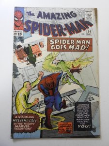 The Amazing Spider-Man #24 (1965) VG- Condition moisture damage