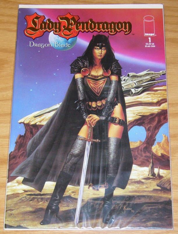 Lady Pendragon v3 #1 VF/NM dynamic forces joe jusko gold variant w/COA (of 2500)