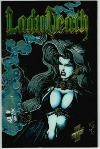 Lady Death Between Heaven and Hell #1 (1995) - 7.5 VF-  *Chromium Cover* 