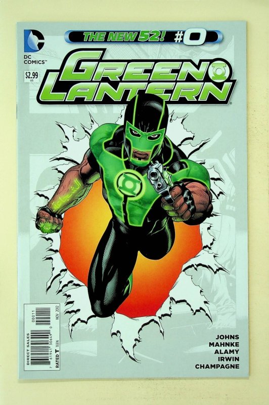 GREEN LANTERN #0 DC Comics New 52 Modern Age 2012