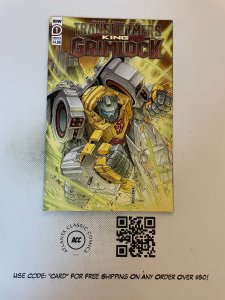 Transformers King Grimlock # 1 NM 1st Print B Variant Cover IDW Comics 3 SM17