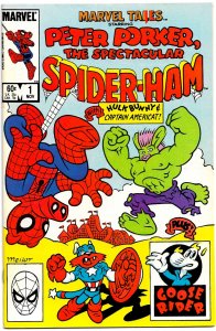 PETER PORKER SPIDER-HAM Two #1 Issues (''83-'85) From Marvel Tails & Star Comics