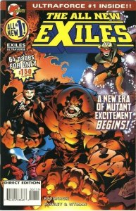 The All New EXILES #1 (Vol. 2, No. 1) Cover B - Malibu Comics - October 1995