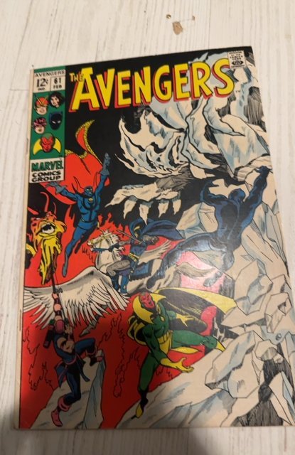 The Avengers #61 (1969)some say the world will end I fire