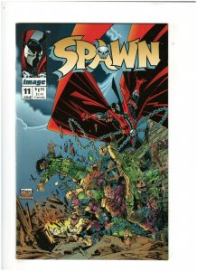 Spawn #11 NM- 9.2 Image Comics 1993 Todd McFarlane Frank Miller, W/ Poster 