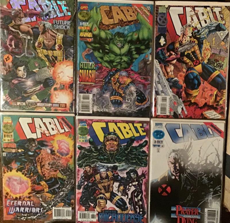 CABLE MARVEL #25,26,34,35,36,38 ALL NM CONDITION