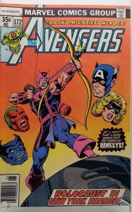 THE AVENGERS #172 (1978) NEWSSTAND, GEORGE PEREZ, HAWKYEYE NM-