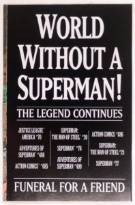 Superman #75 (1992) Death of Superman, Memorial Edition