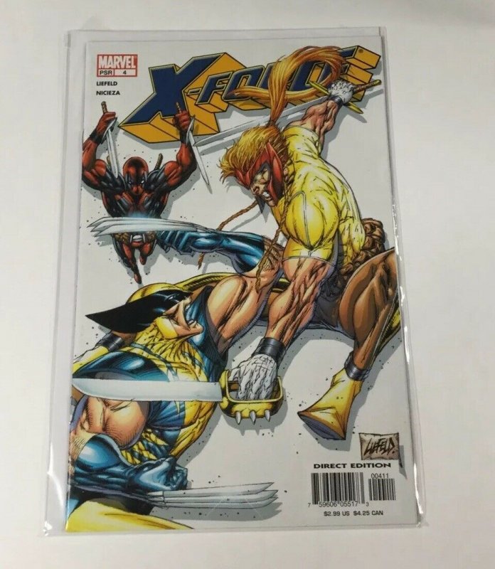 X-Force 4 Liefeld Nm Near Mint Marvel