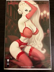 LADY DEATH #1 SCORCHED EARTH NAUGHTY EDITION SIGNED PULIDO COA LTD 200 NM+