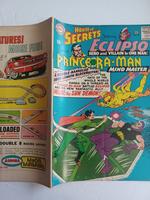 House of Secrets #76 - Eclipso - 1966 - VG