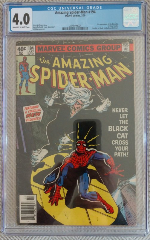 Amazing Spider-Man #194, Black Cat 1st App