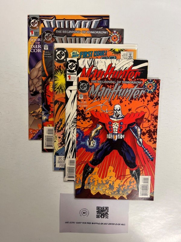 5 DC Comics Manhunter # 0 1 + Hawk & Dove # 1 + Primal Force # 0 1 95 JS35