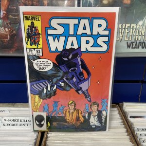 STAR WARS #93 VF MARVEL COMICS 1985 FIRST PRINT Han Solo LUKE SKYWALKER ROTJ