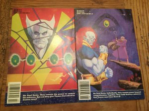 Thanos Quest 1 & 2   Complete Series Set   Starlin scripts & covers