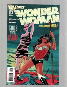 Lot Of 3 Wonder Woman DC NEW 52 Comic Books # 1 2 3 1st Prints Batman Flash GK21