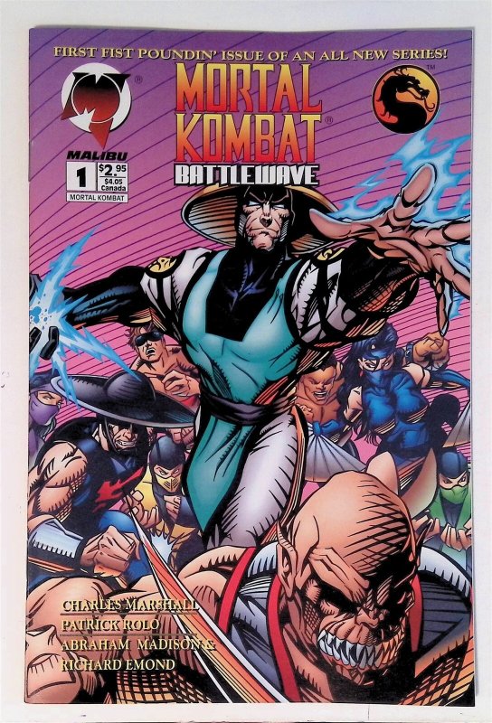 Mortal Kombat: Battlewave #1 (Feb 1995, Malibu) 8.0 VF