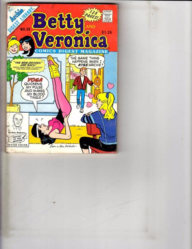 Betty & Veronica # 36 Comics Digest Magazine Comic Book Jughead Archie J163