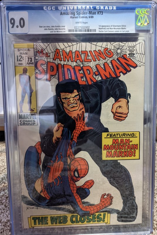 The Amazing Spider-Man #73 (1969) CGC 9.0!