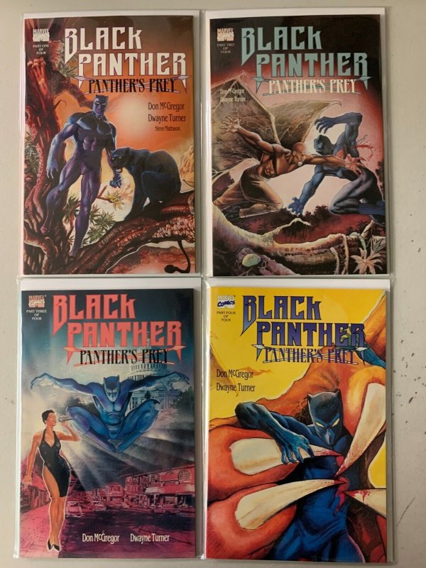 Black Panther Panther's Prey set #1-4 4 diff 8.0 (1991)