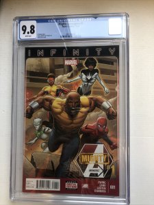 Mighty Avengers #1 CGC 9.8(Al Ewing Story) 2013 - White Pages