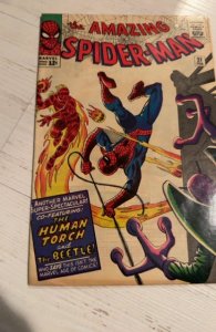 The Amazing Spider-Man #21 (1965)Human torch vs the beetle