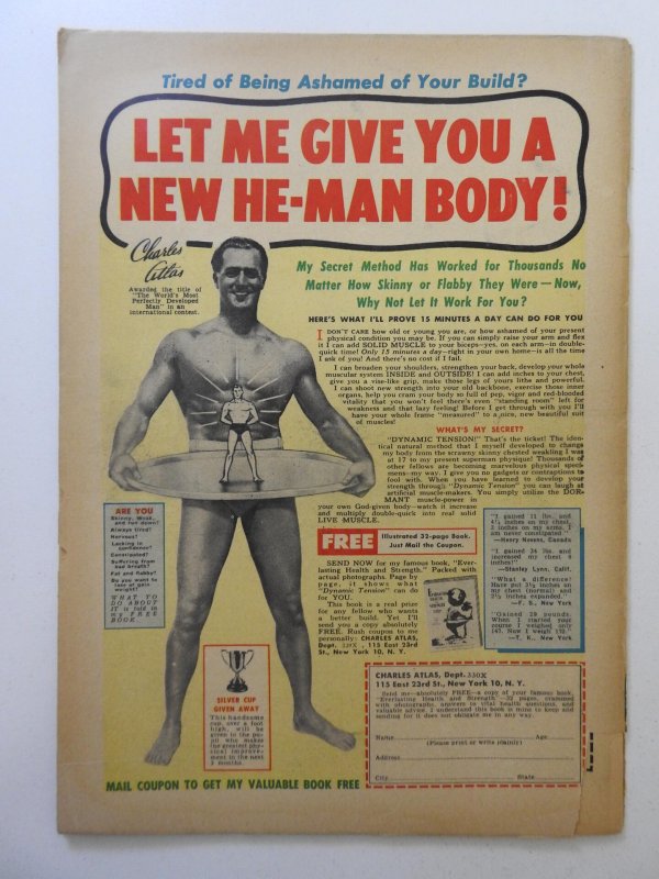 Blackhawk #57 (1952) FR/GD Condition 3 in spine split, manufactured w/ 1 staple